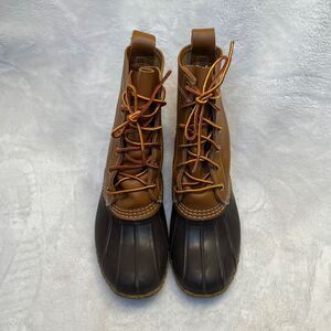 L. L. Bean Original Bean Boot 8" Womens Duck Leather Brown Tan Womens 6 Maine